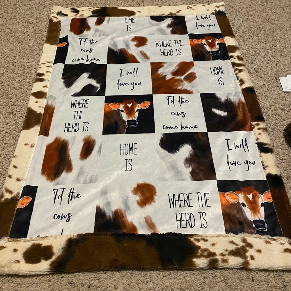 Brand new Minky blanket